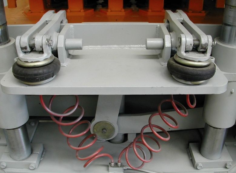 fixing molds for concrete blocks