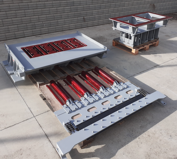 TONGUE AND GROOVE CONCRETE PIECES MOULDS Rometa